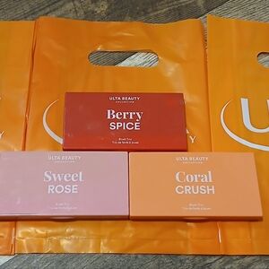 Ulta Beauty Blush Trio Set - Berry Spice, Sweet Rose & Coral Crush